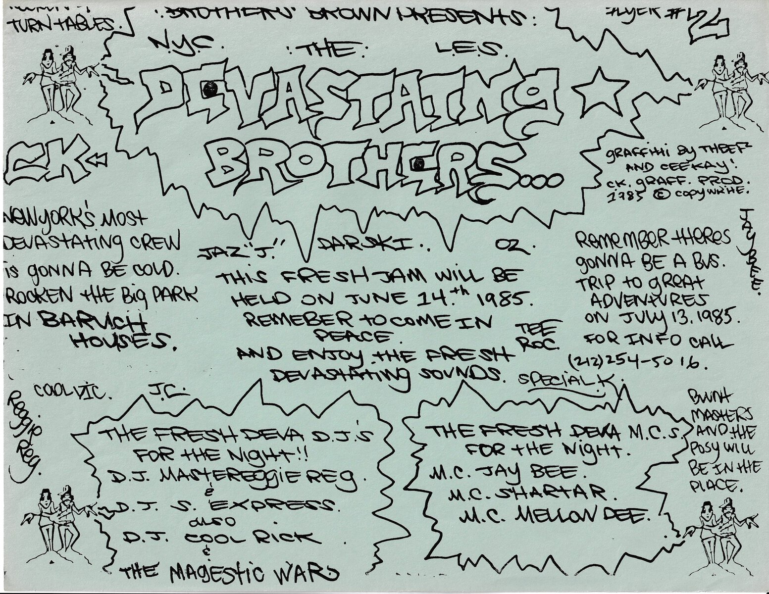 5b. 1985-06-14 Deva Bros. flyer 2of5